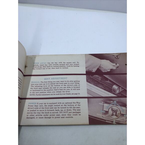 1962 Original Plymouth Owners Manual Guide. Vintage. Please Read - Picture 9 of 10